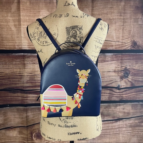 Kate Spade RARE “Spice Things Up” Camel Sammi Backpack - Picture 2 of 15